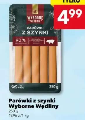 parówki z szynki