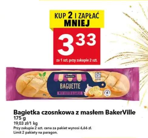 bagietka z masłem czosnkowym
