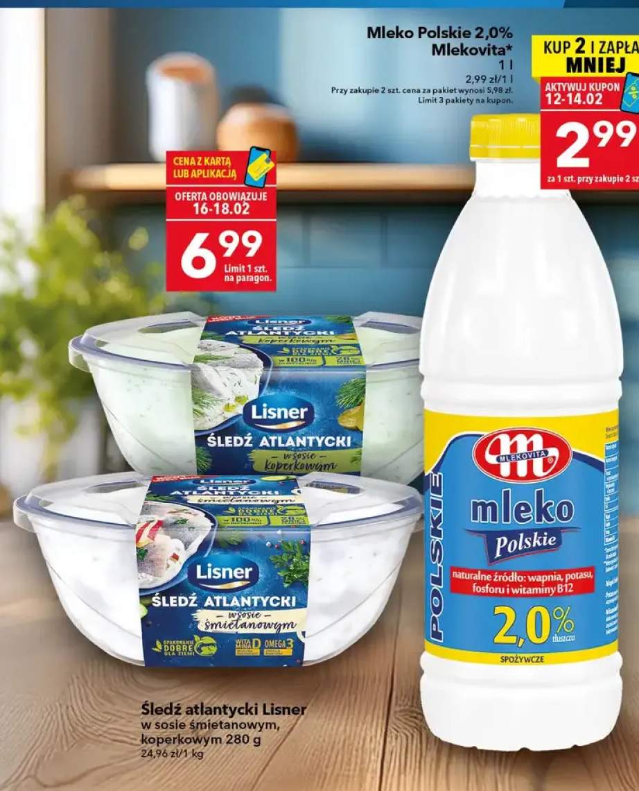 Mleko Polskie 2,0% tłuszczu