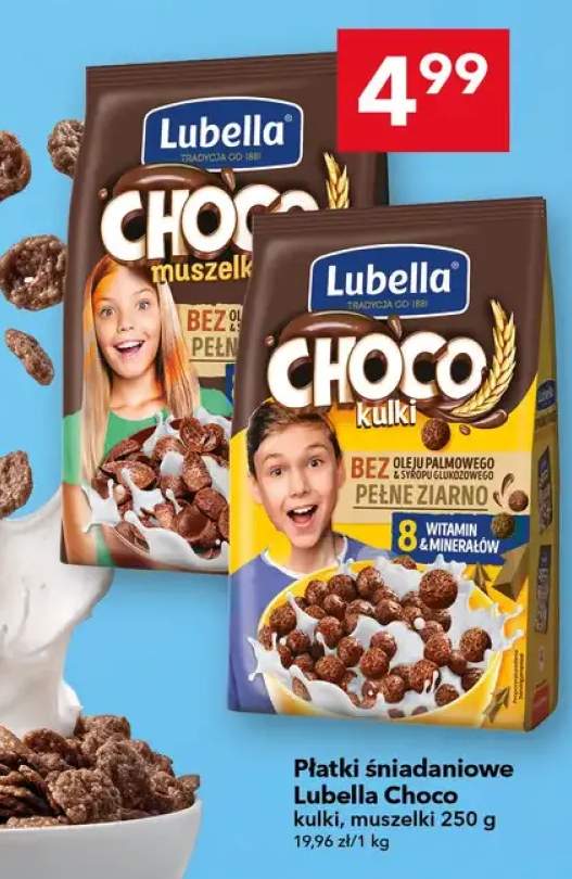 Płatki śniadaniowe Choco muszelki