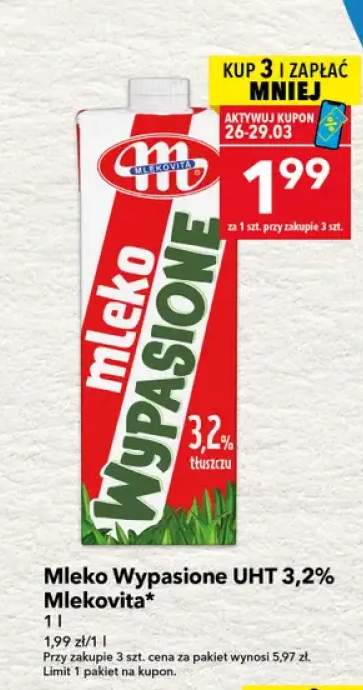 Mleko wypasione UHT 3,2%