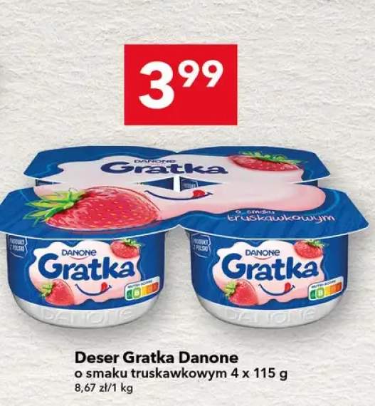 Deser o smaku truskawkowym