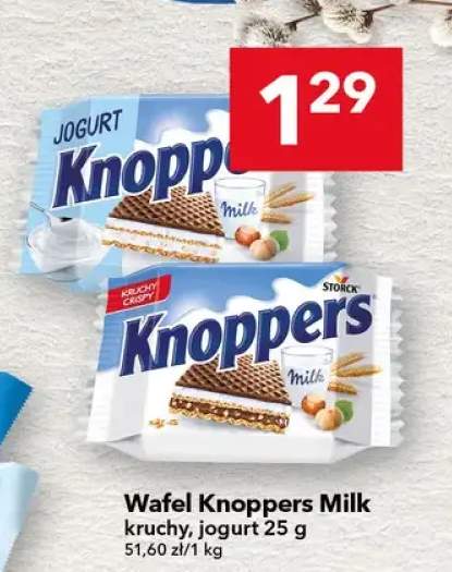 Wafel kruchy, jogurt