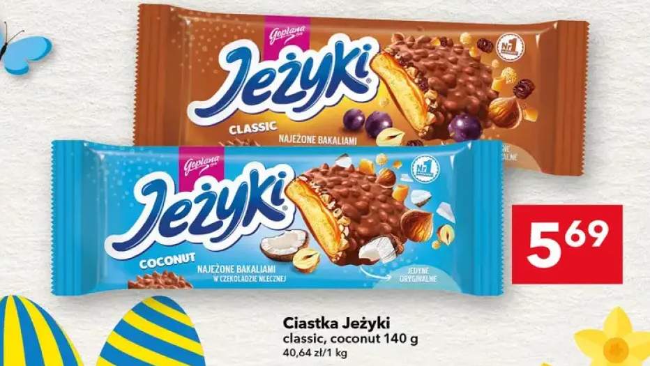 Ciastka Jeżyki coconut