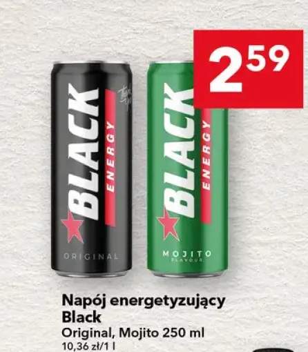 Napój energetyzujący Black Mojito
