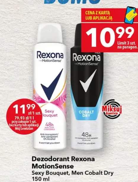 Dezodorant Rexona MotionSense Men Cobalt Dry