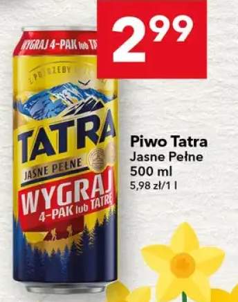 Piwo Jasne Pełne w puszce 4-pak (4x500ml)