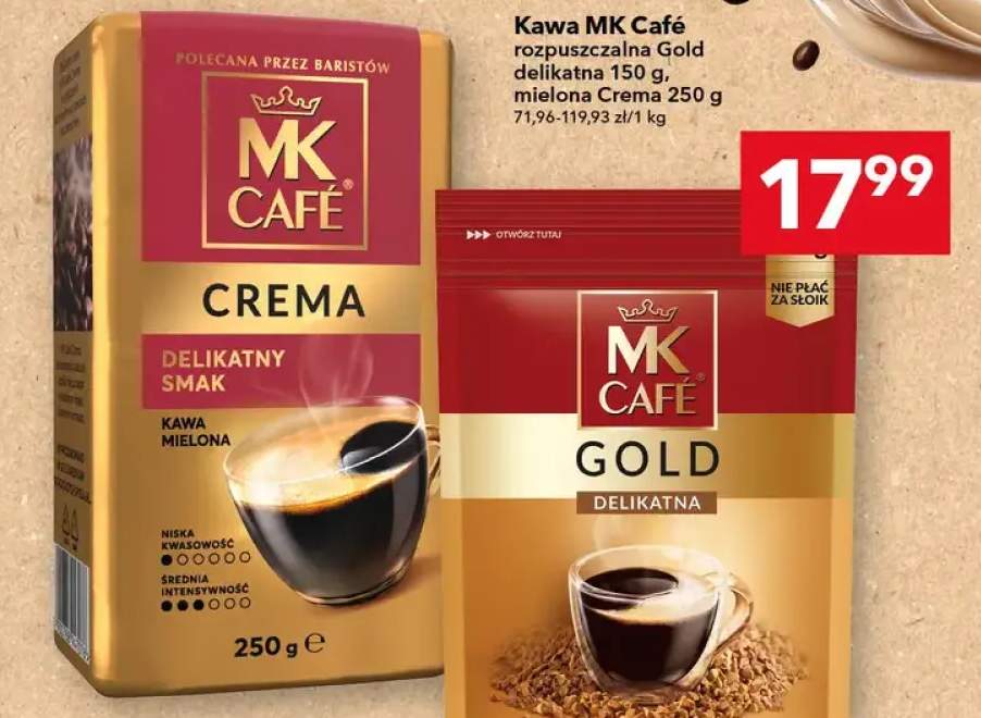 Kawa rozpuszczalna Gold delikatna