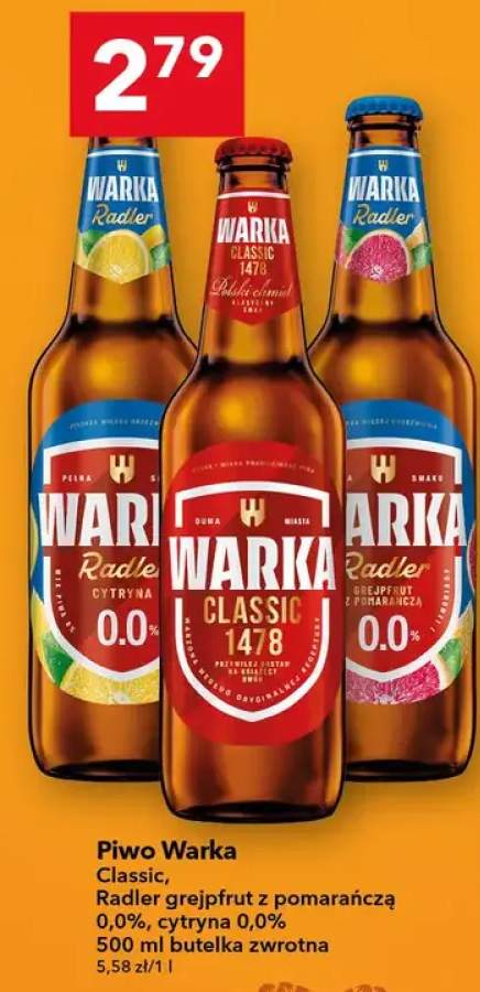 Piwo Radler cytryna 0,0%