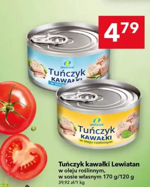 Tuńczyk kawałki w oleju roślinnym