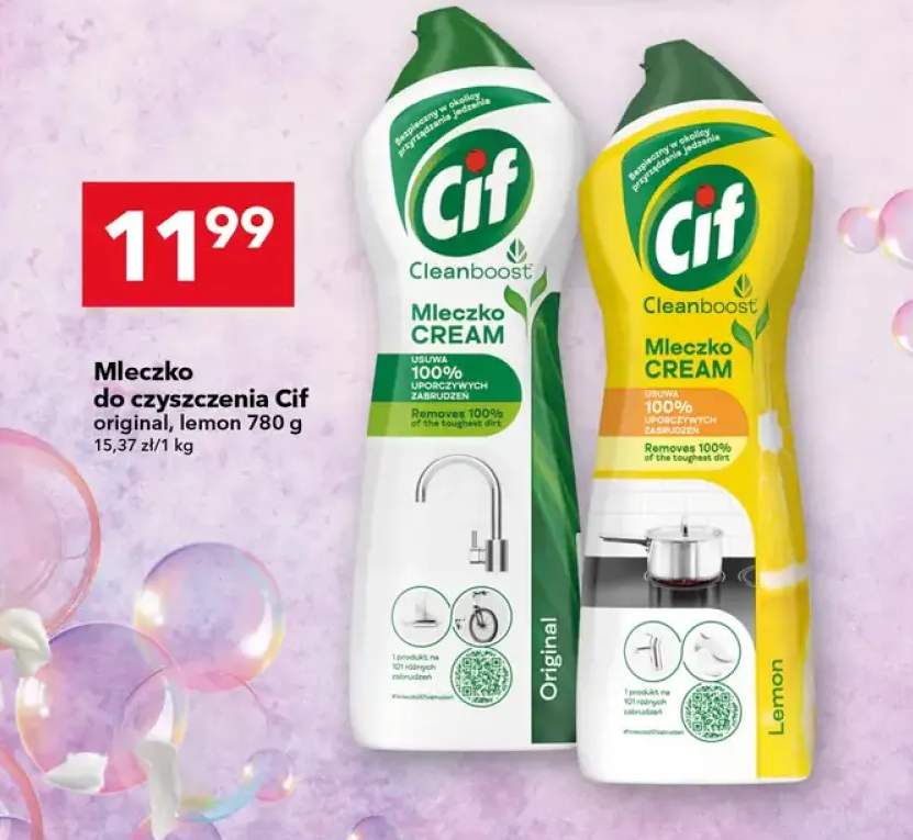 Mleczko do czyszczenia lemon