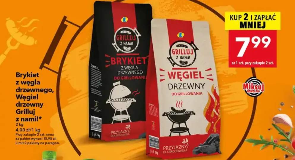 Brykiet z węgla drzewnego