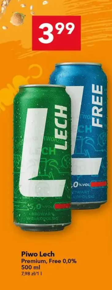 Piwo Lech Premium 0,0%
