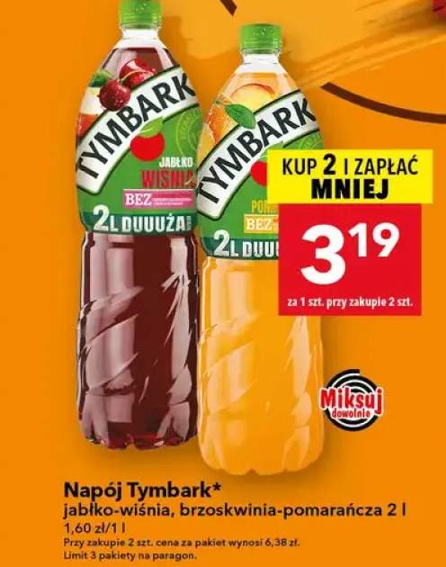 Napój brzoskwinia-pomarańcza