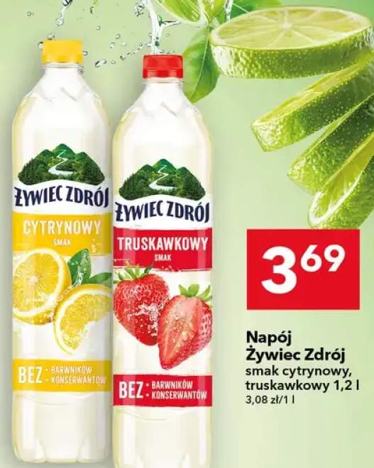 Napój Żywiec Zdrój smak cytrynowy