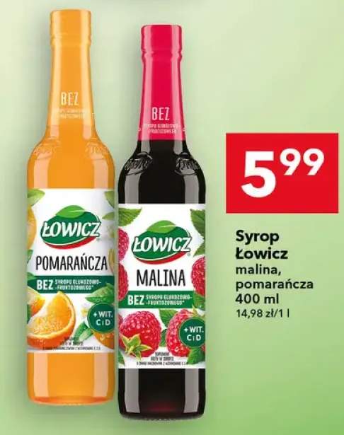 Syrop Łowicz pomarańcza