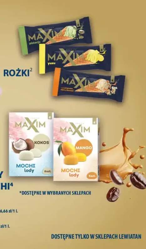 Lody Mochi Maxim kokos