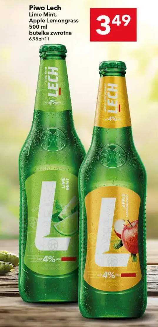 Piwo Lech Apple Lemongrass butelka zwrotna