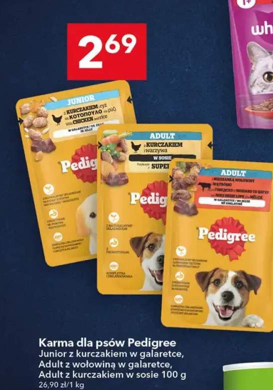 Karma dla psów Pedigree Adult z wołowiną w galaretce
