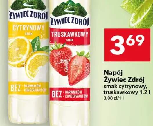 Napój Żywiec Zdrój smak cytrynowy