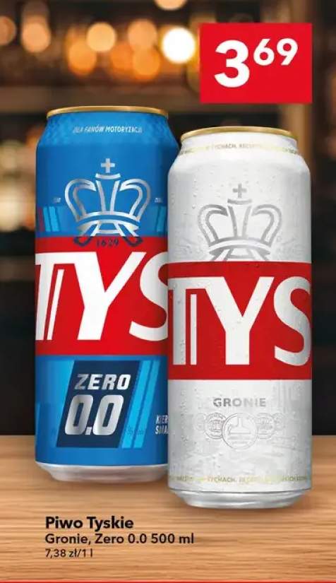 Piwo Tyskie Zero 0.0