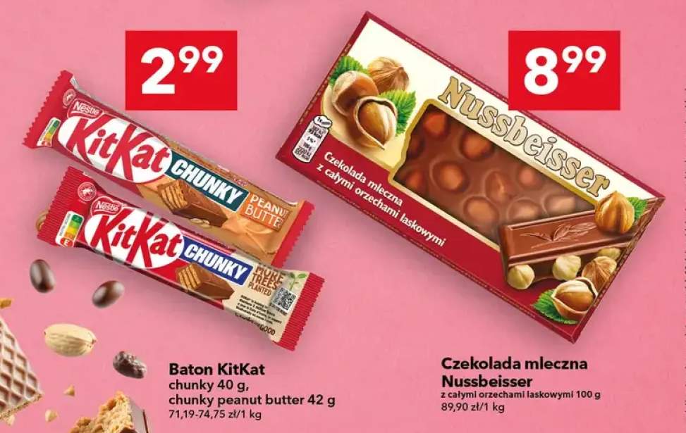 Czekolada mleczna Nussbeisser z całymi orzechami laskowymi