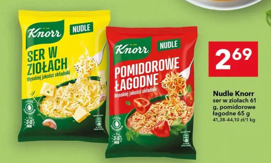 Nudle Knorr pomidorowe łagodne
