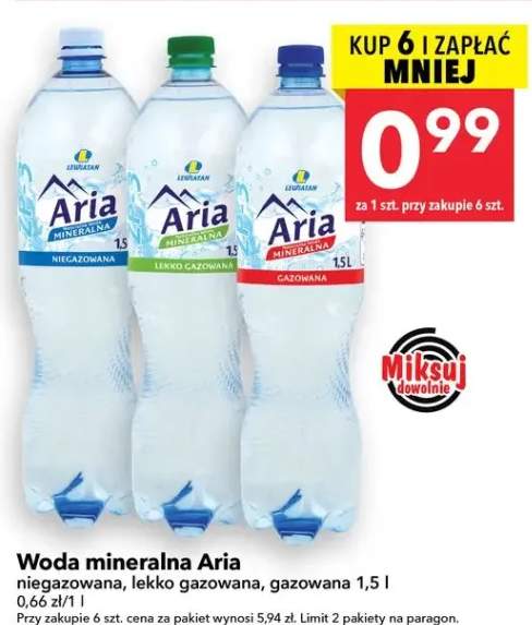 Woda mineralna Aria