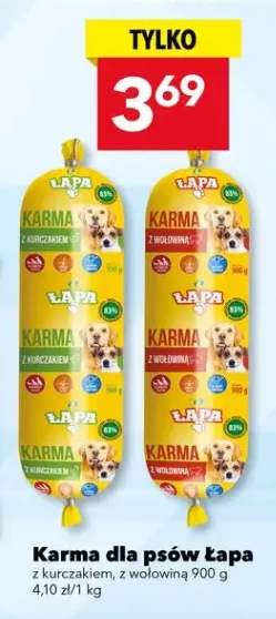 Karma dla psów Łapa z kurczakiem