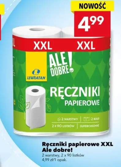 Ręczniki papierowe XXL Ale dobre! 2 warstwy