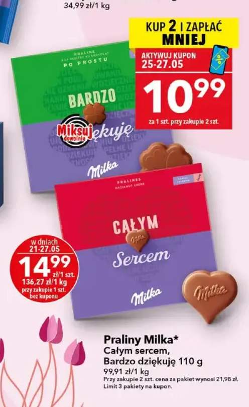 Praliny Milka