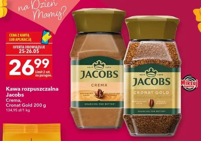 Kawa rozpuszczalna Jacobs Crema