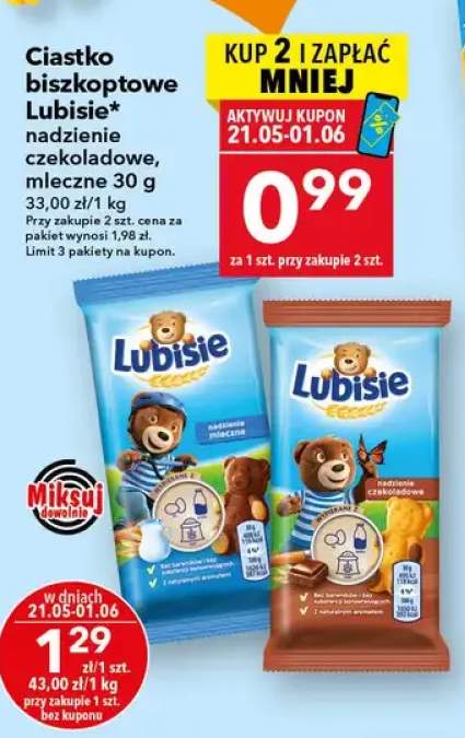 Ciastko biszkoptowe Lubisie