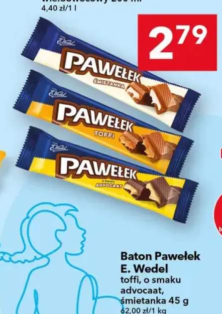 Baton Pawełek E. Wedel toffi