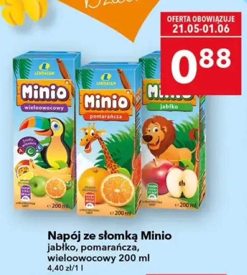 Napój ze słomką Minio