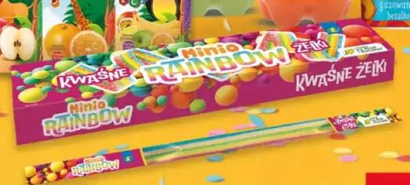 Kwaśne żelki Rainbow Minio