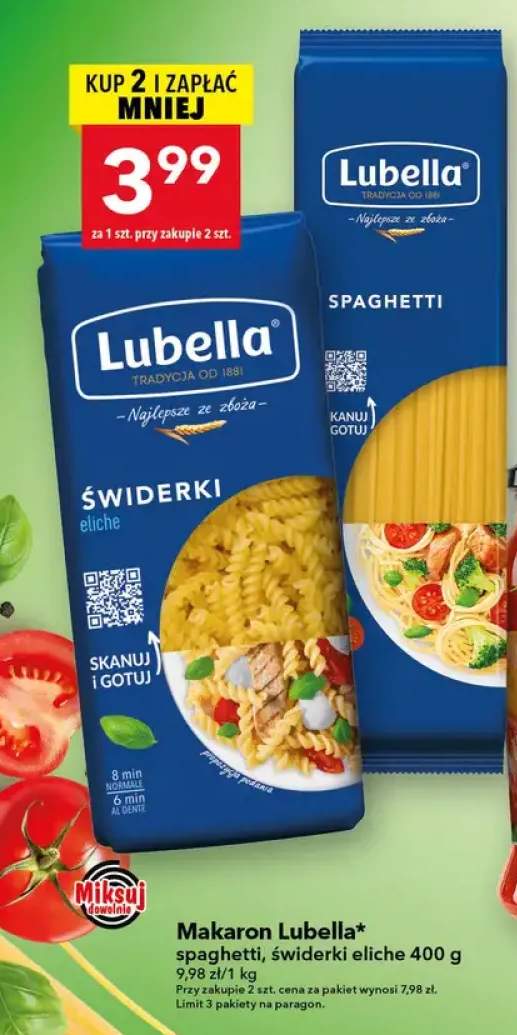 Makaron spaghetti Lubella