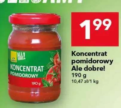 Koncentrat pomidorowy Ale dobre!