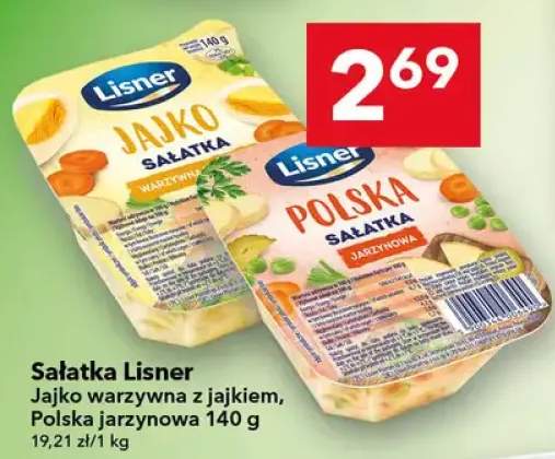 Sałatka Lisner Jajko warzywna z jajkiem