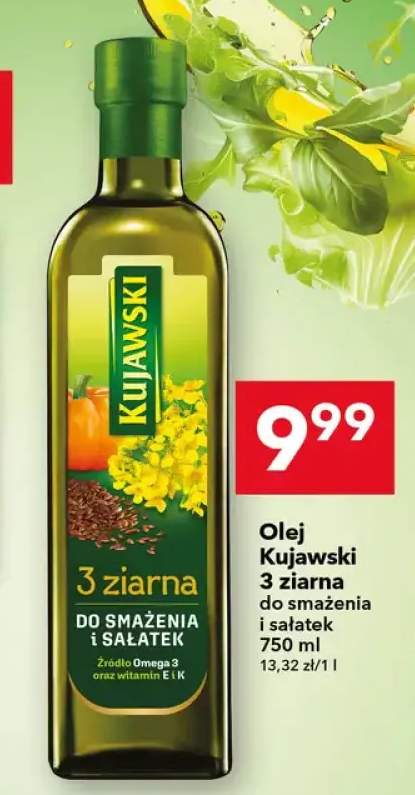 Olej 3 ziarna do smażenia i sałatek Kujawski