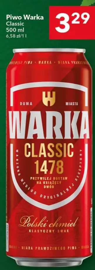 Piwo Warka Classic