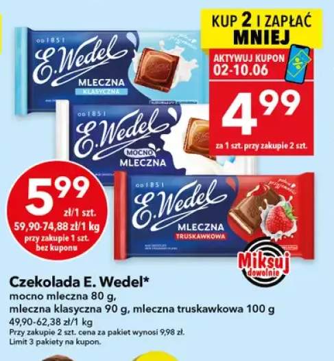 Czekolada E. Wedel mleczna klasyczna