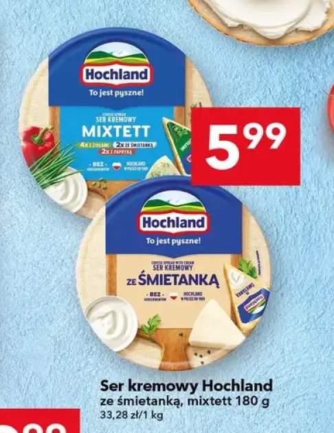 Ser kremowy Hochland ze śmietanką