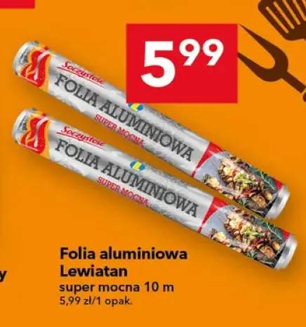Folia aluminiowa Lewiatan super mocna 10m