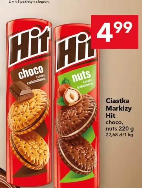Ciastka Markizy Hit choco
