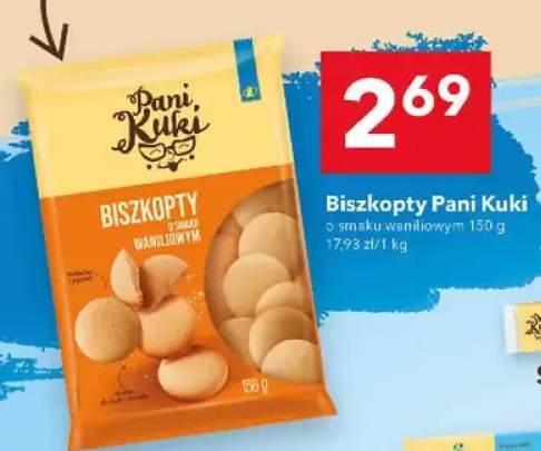 Biszkopty o smaku waniliowym Pani Kuki
