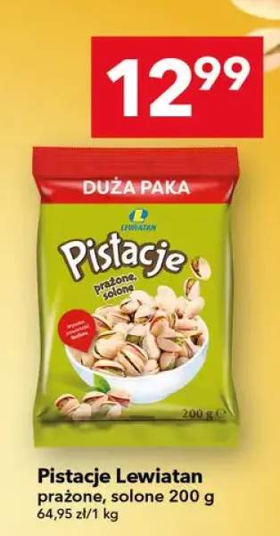 Pistacje Lewiatan prażone, solone