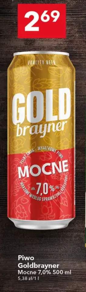 Piwo Goldbrayner Mocne 7,0%