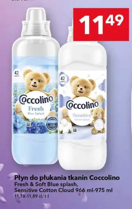 Płyn do płukania tkanin Coccolino Sensitive Cotton Cloud 975ml