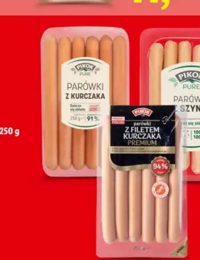 parówki z kurczaka